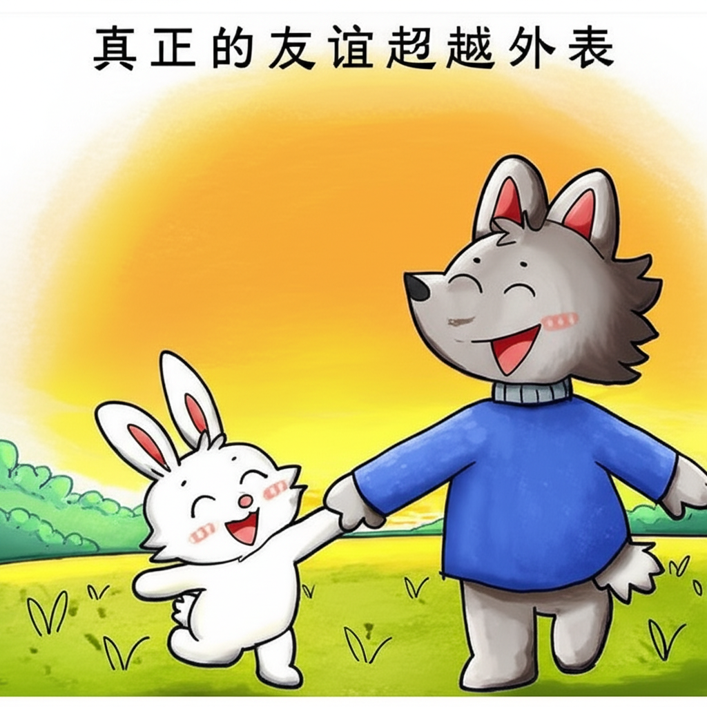 真正的友谊超越外表